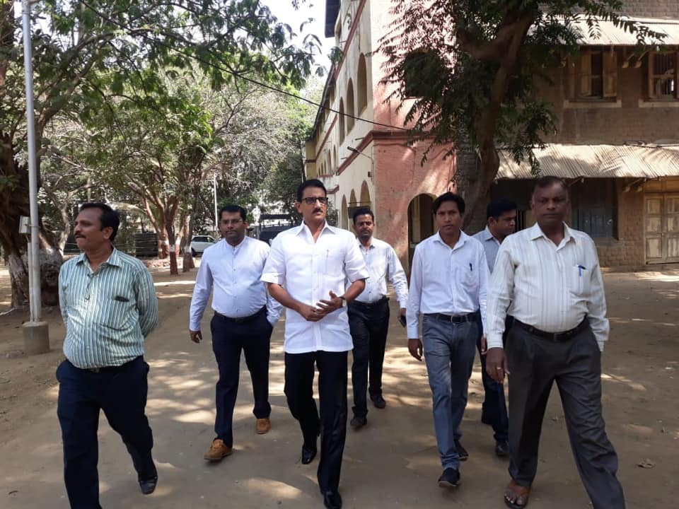 Shri. Sunil Rane, The Working President of The Children's Aid Society visits David Sassoon Industrial School