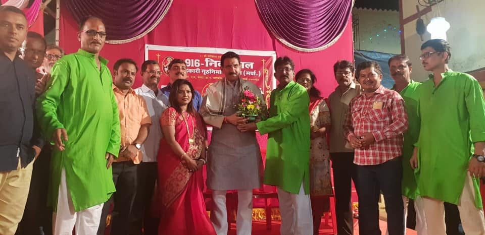 Shri. Sunil Rane attended Satyanarayan Pooja At Charkop Sector 9.