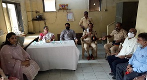 Initiated the renovation of Rajendra Nagar Police Beat Chowki in Borivali Constituency which is being done by using the MLA development fund. The Bhumi Pujan ceremony took place today. Corporator Mrs.Asawari Patil, Ward President Venkat Kayasaram, and Sen