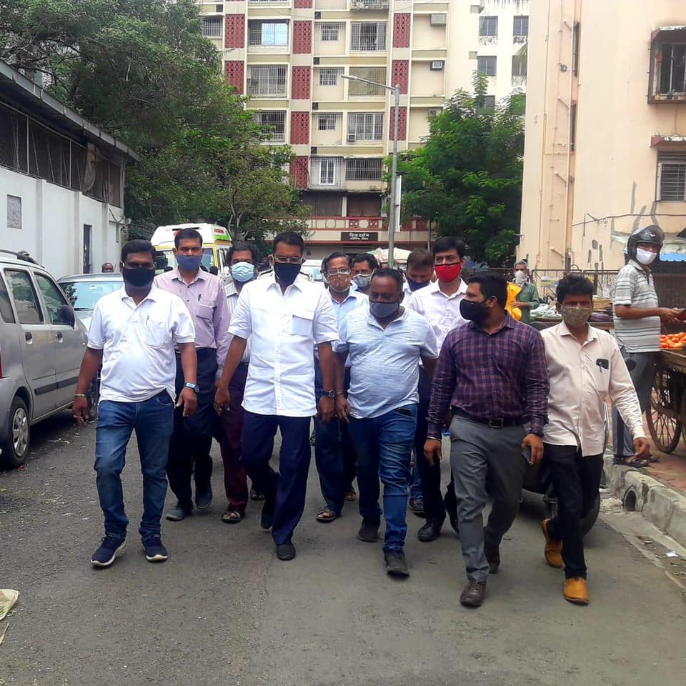 Visited the Open Ground Gymnasium located at Old M.H.B. Colony, Building No. 20, Ward No. 9, Borivali and inspected its current condition to initiate the Re-Development Work. As well as gave a visit to Shri. Hanuman Temple!