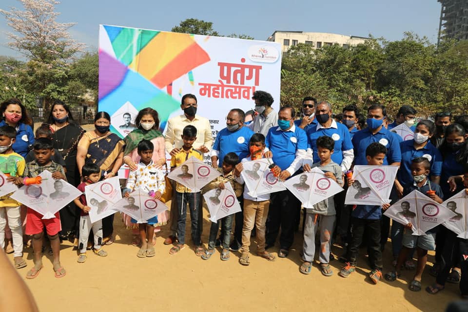 Organised a kite festival along with Atharva Foundation in Borivali. The joy on the faces of these little ones was priceless.