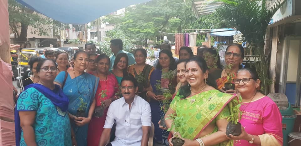 Shri. Sunil Rane attended Tulsi Watapa at Ward No 15 on the Occasion of Tulsi ViVaah Asadi Ekadashi