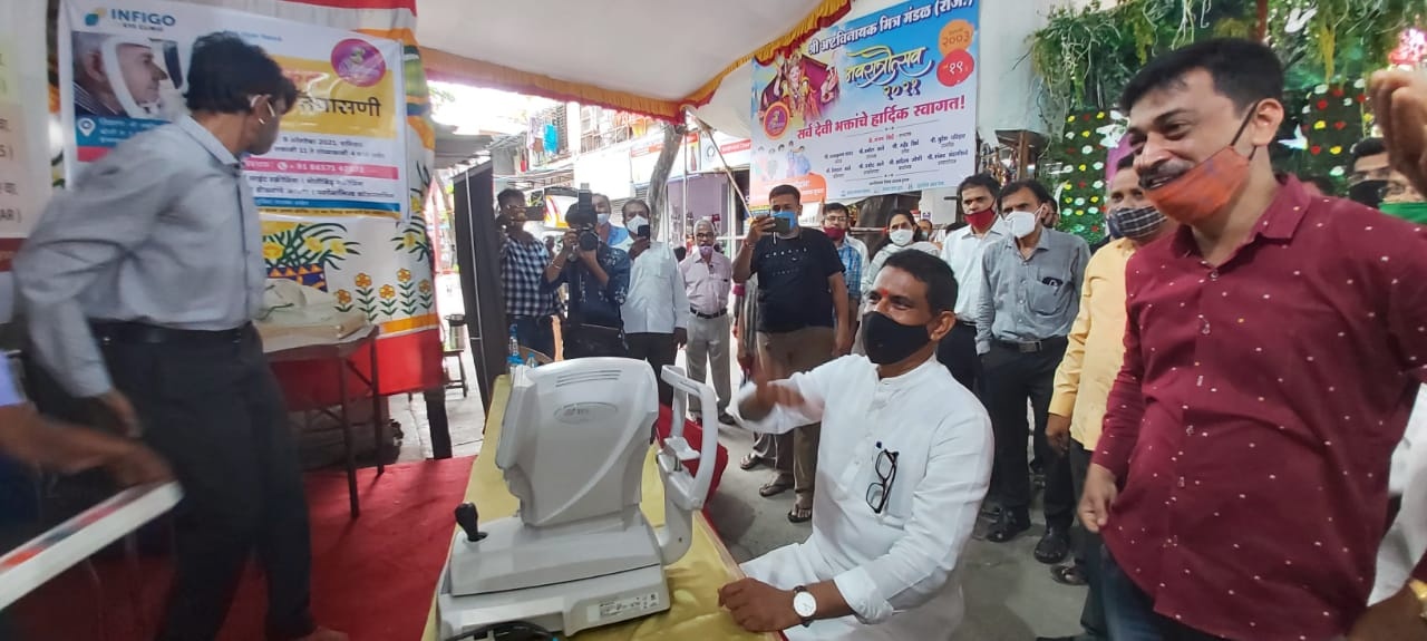 Visited the Medical Checkup, Eye Check Up and Dental Checkup Camps organised by Shri. Ashtavinayak Mitra Mandal at R.S.C 31/32, Gorai-02,  Near St. Rocks School, Borivali(W).