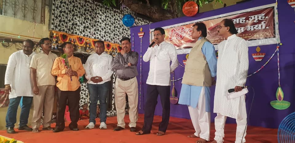 Shri. Sunil Rane attended SatyaNarayan Mahapooja at Deep Sahakari Graha Sansthan at Gorai Borivali