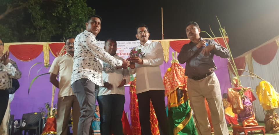 Shri. Sunil Rane attended a Tulsi Vivaah at Navdeep Mitra Mandal Gorai.