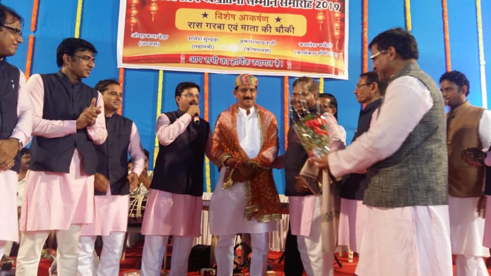 Shri. Sunil Rane attended the Diwali Milan and Pratibha Samman Samaroh organised by Mewad Maheshwari Mandal in Borivali