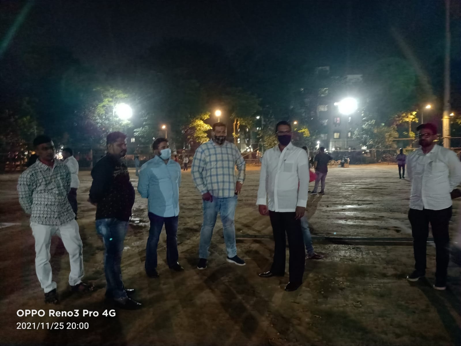 Inspected the ongoing work of the proposed Borivali Sports Festival 2021 organized by Borivali Sports and Cultural Association at MHB Colony, General Arun Kumar Vaidya Maidan, Borivali (W), had a discussion with the Padadhikari and Karyakartas about the p