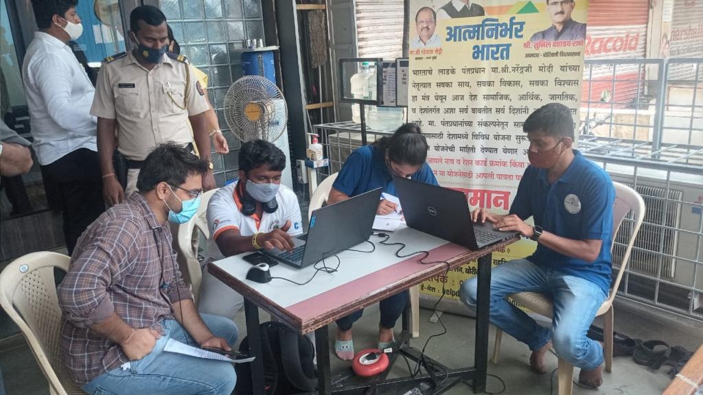 On the occasion of the completion of two years of Prime Minister Shri Narendra Modiji?? tenure in the Central Government, camps are organised in various locations in Borivali for citizens to avail the benefits of the 'Ayushyaman Bharat Yojana'- Pradhan Ma