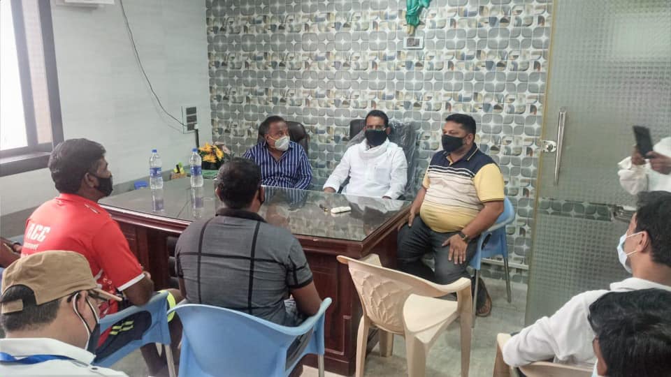Visited the Gorai Fishermen's Co-operative Society's office in Gorai and met with its Secretary, Mr. Ronny Kenny, and Provided Financial Aid to Mr.Malcolm Wells, Mr.Godwin Henriques for the boats that got damaged and destroyed caused due to the Tauktae Cy