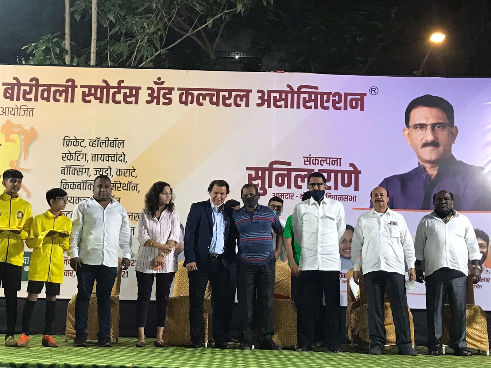 *Victory belongs to those who believe in it the most, one such admirable winning day of Footfall Finals is celebrated today* at Borivali Sports Festival 2021' organized by Borivali Sports and Cultural Association! Congratulations to the winners LPS Manori