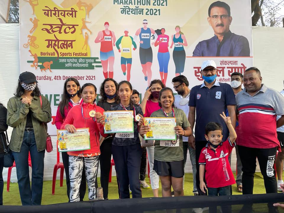 Today?? day begins with the Running marathon of Borivali Sports Festival 2021 organised by Borivali Sports and Cultural Association!