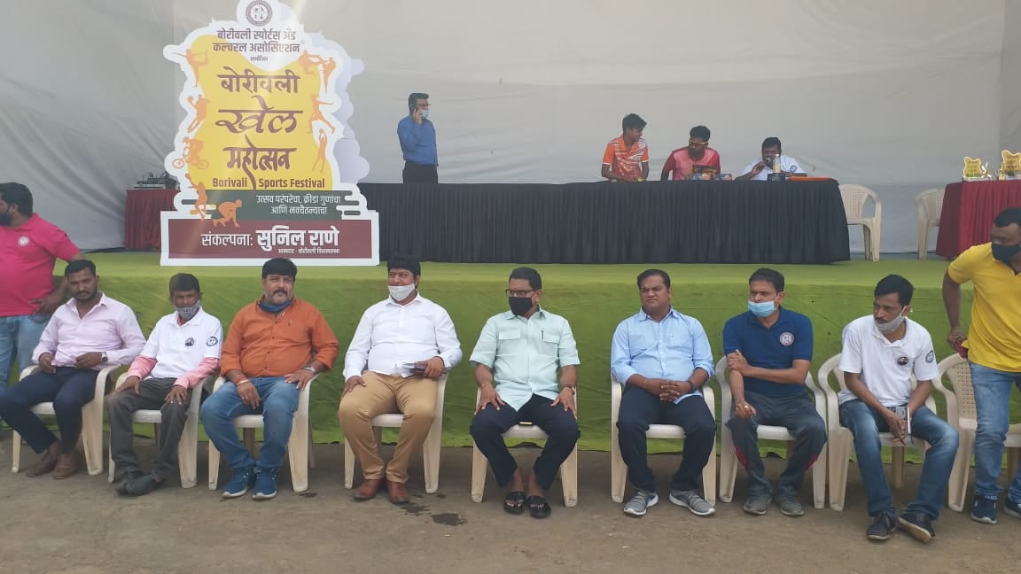Attended the cricket tournament by 'Borivali Sports Festival 2021' organized by Borivali Sports and Cultural Association at MHB Ground Borivali West and encouraged the players!