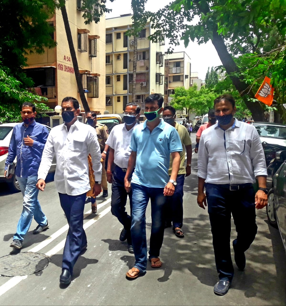 Attended the BJP Borivali Constituency Organised ??rand Vaccination Initiative??held under the concept of our Prime Minister Shri. Narendra Modi and under the guidance of North Mumbai MP Mr. Gopal Shetty  for all the citizens above 18+ years to get Covid-