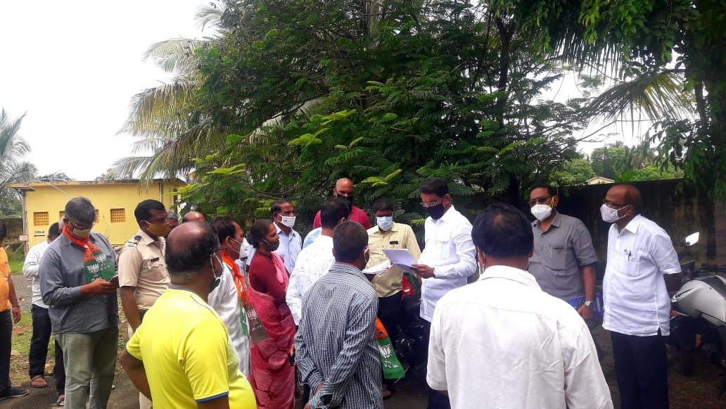 Inspected the Kharadla Lake at Manori Village and will be getting the lake cleaned which is polluted with hazards and to construct a protection wall to stop the overflow of water from the lake in surrounding areas causing a major concern for locals. Post 