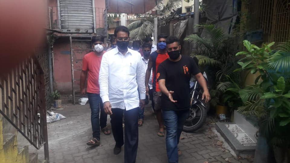 Discussed about the redevelopment project plans of Patil Wadi and Rane Wadi in Borivali Constituency , Ward No. 13 with local residents.