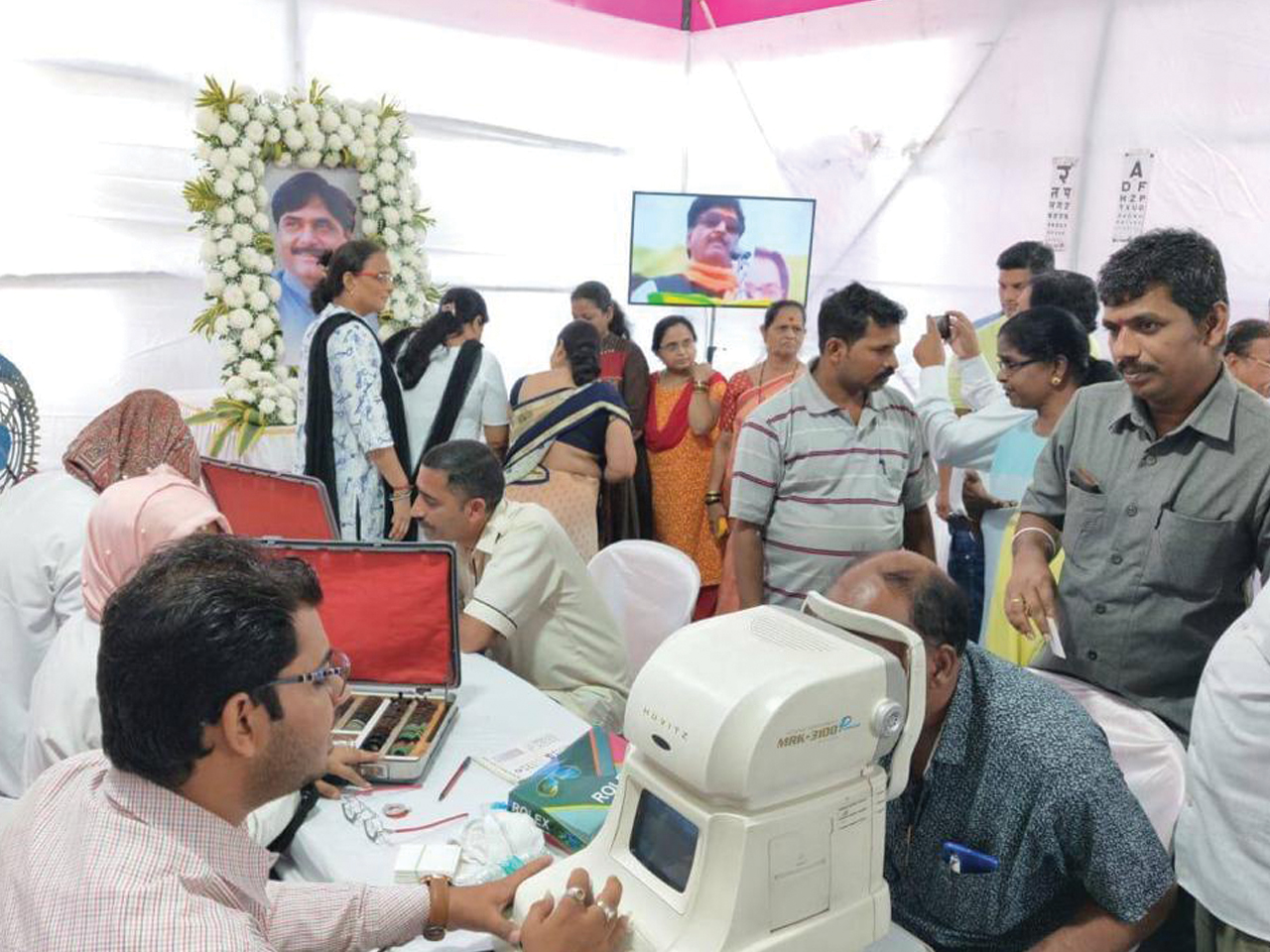 Free Eye Camp Arrange in Worli Police Camp