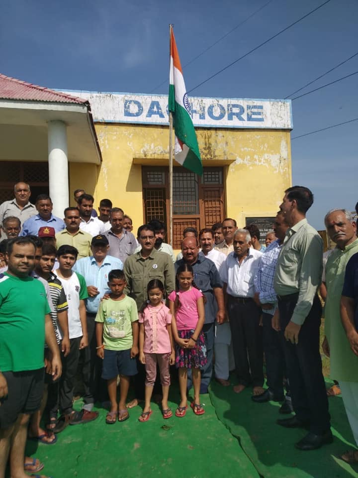 Shri. Sunil Rane ,Chairman Atharva Foundation celebrated 73rd Independence Day in Jammu & Kashmir.