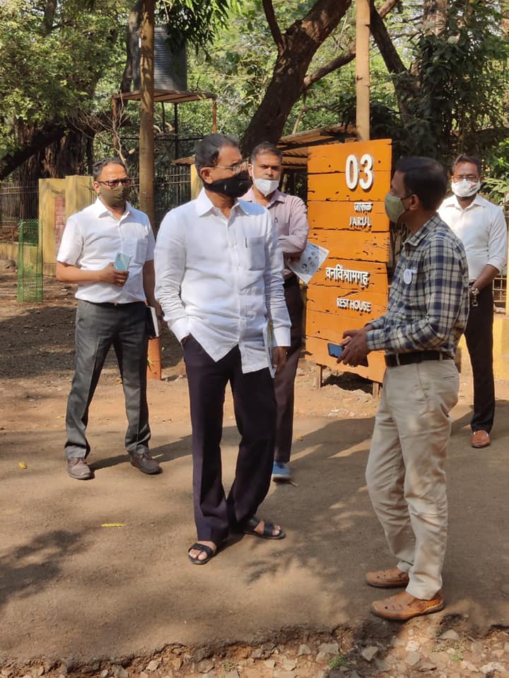 Conducted a meeting with the Forest officials of Sanjay Gandhi National Park to discuss regarding the developmental work of the park.