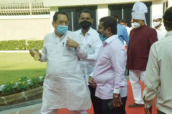 Attended the first day of the assembly session, today. Here are a few highlights of the same.