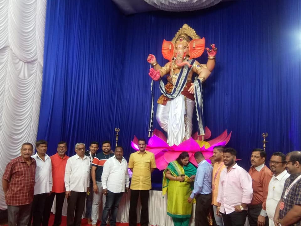 Shri. Sunil Rane took the blessings of 