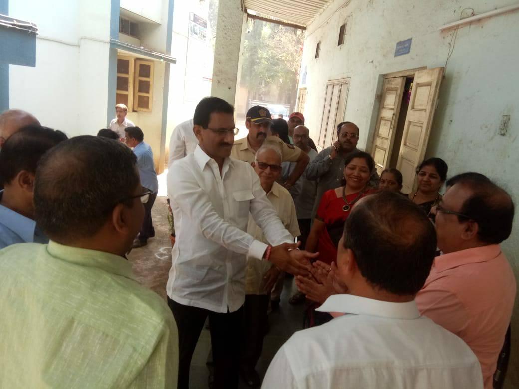 Shri. Sunil Rane was delighted to attend 'Hasat Khelat Ganit Jatra- 2020' organized by the Suvidyalay School at Borivali East. Furthermore, interacted with the school management regarding the event.