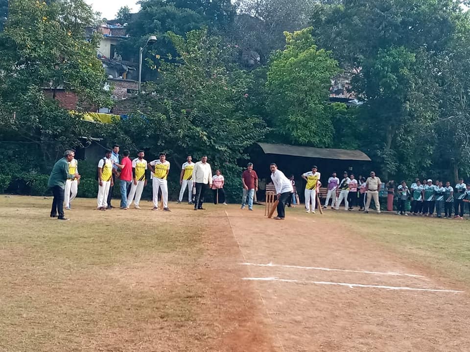Shri. Sunil Rane Celebrating the spirit of sports! Attended a cricket tournament organized by 