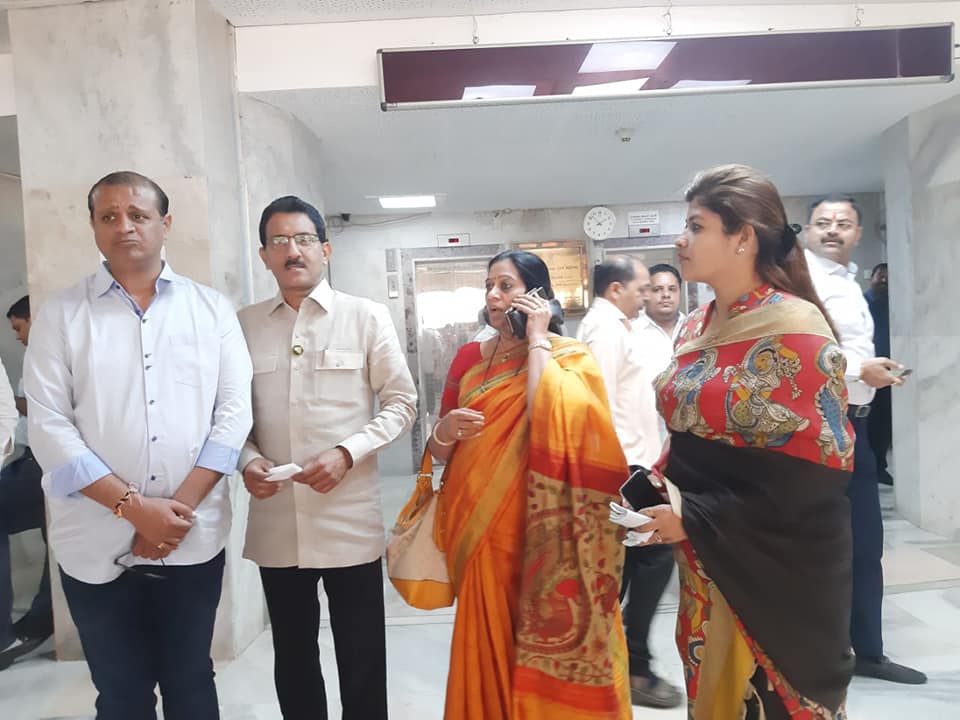 Shri. Sunil Rane is currently at the #VidhanBhavan lobby with MLA Shri Mihir Kotecha Ji, MLA Smt. Geeta Jain Ji, and MLA Smt. Shweta Mahale Ji.