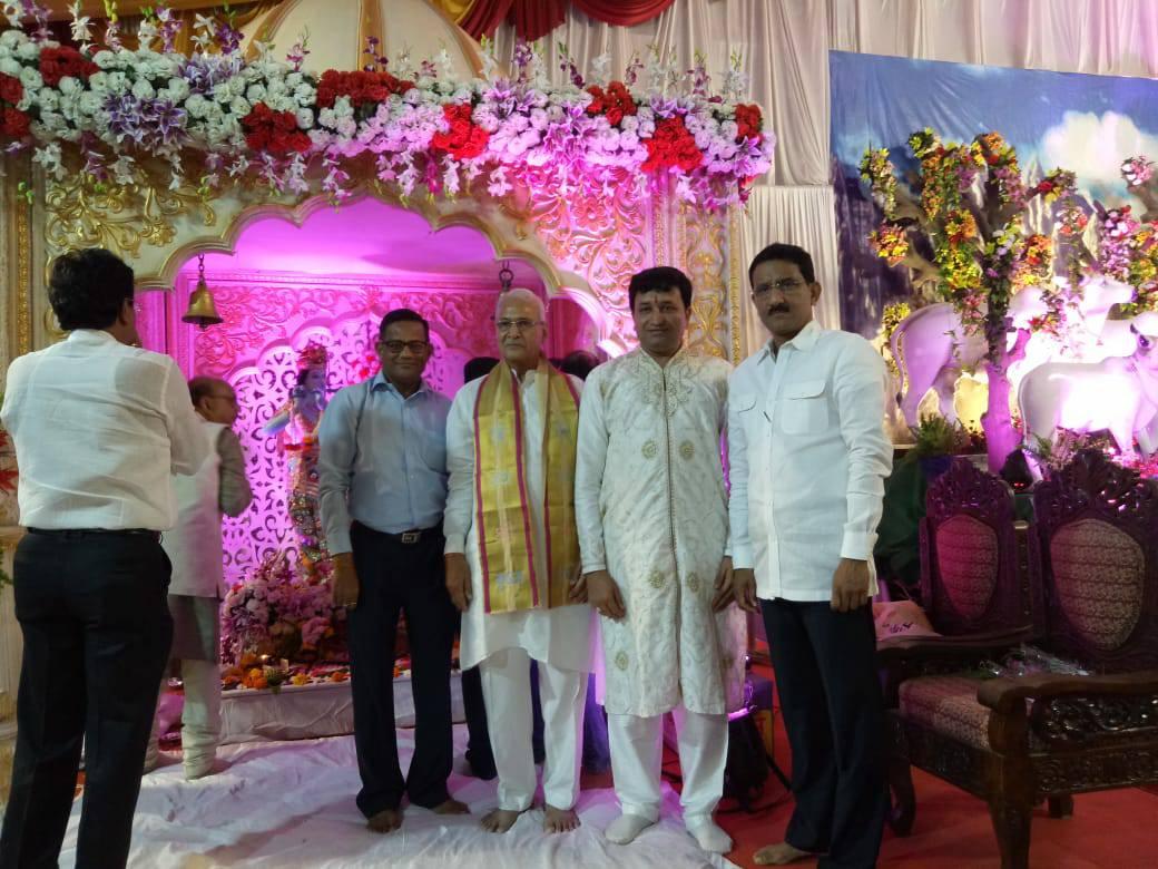 Shri. Sunil Rane delighted to be a part of Ram Katha, held at Arun Kumar Vaida Maidan, Old MHB Colony, Borivali West!
