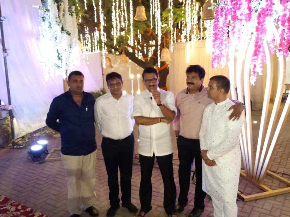 Shri. Sunil Rane attended the inauguration ceremony of Queens Lawn, near Eskay resort along with Santosh Singh, Suresh Shetty and Yogesh Patel.