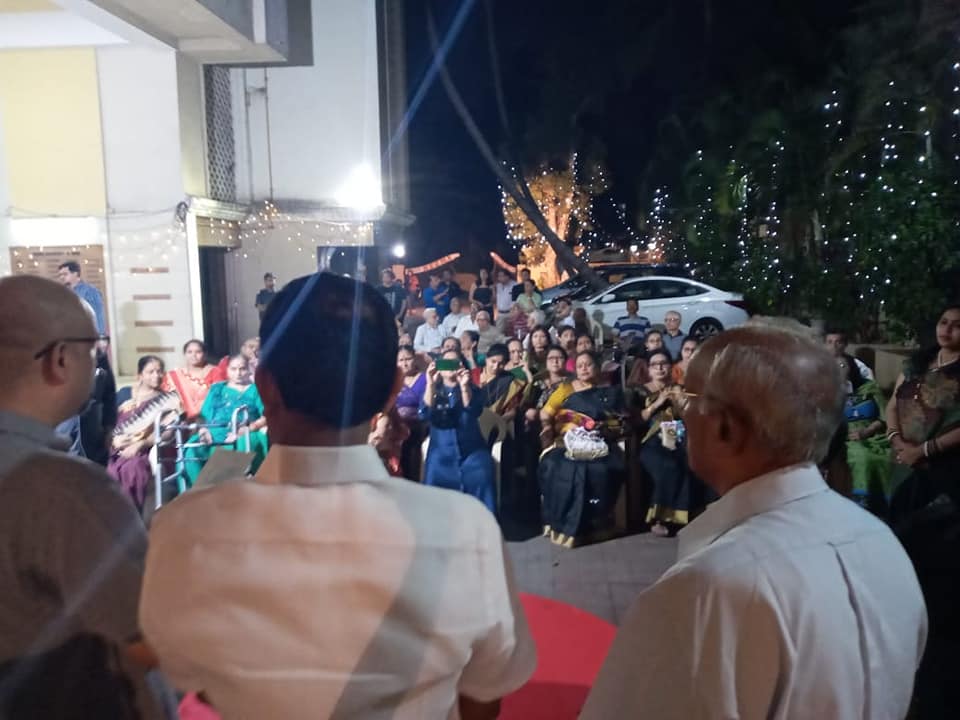 Shri. Sunil Rane attended the Satyanarayan Pooja organized by Reema Residence at Shimpoli, Borivali and interacted with the residents.