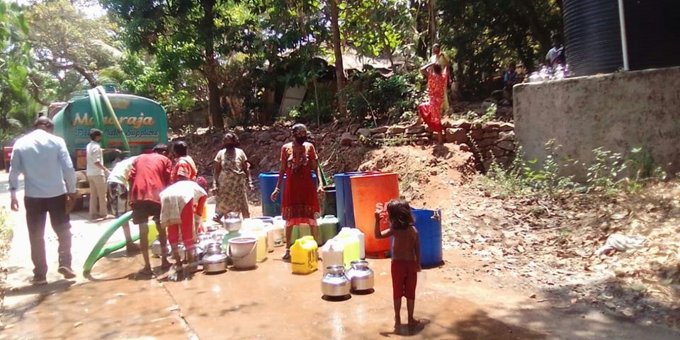 To ensure the health of all the citizens is important in the fight against #COVID-19. Therefore, RO purified water tanker was sent for the citizens living across Gorai Creek.