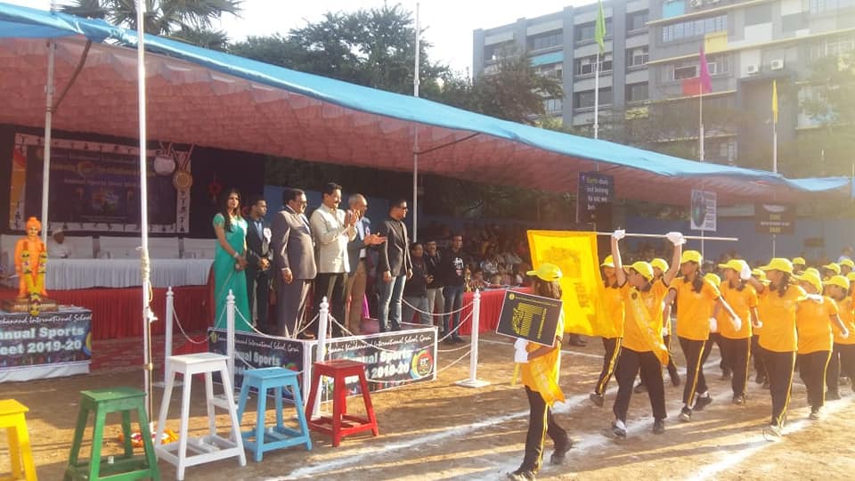 Shri. Sunil Rane Celebrating the Spirit of Sports!! Really glad to be invited to the Annual Sports Meet of SVIS located in Borivali.