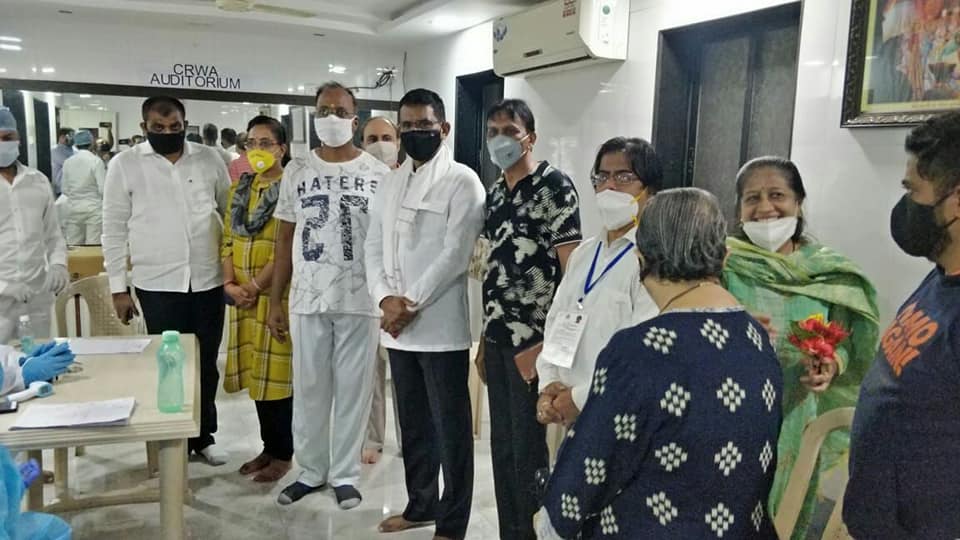 Under the initiative 'Doctor at your Doorstep' a free health check camp was organised at the Chikuwadi Residents Welfare Association, Borivali. Corporator Mrs. Bina Doshi, Mandal President Mr. Amar Mehta, Mr.Ganesh Jadhav, were present today.Grateful to c