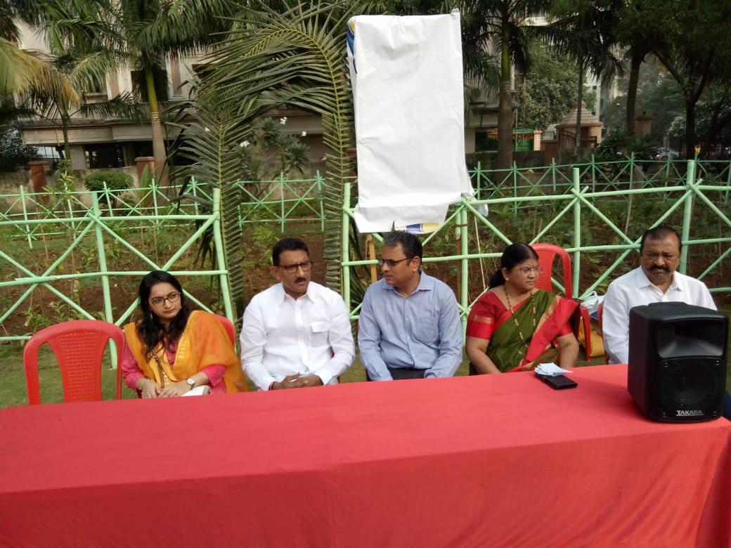 Shri Sunil Rane attended the 'Saheri Datt Lokarpan Sohala' organized by Keshav Shrusti MyGreen Society, HDFC Life & BMC at Rajmata Jijabai Udhyan, Vazira, Borivali West.
