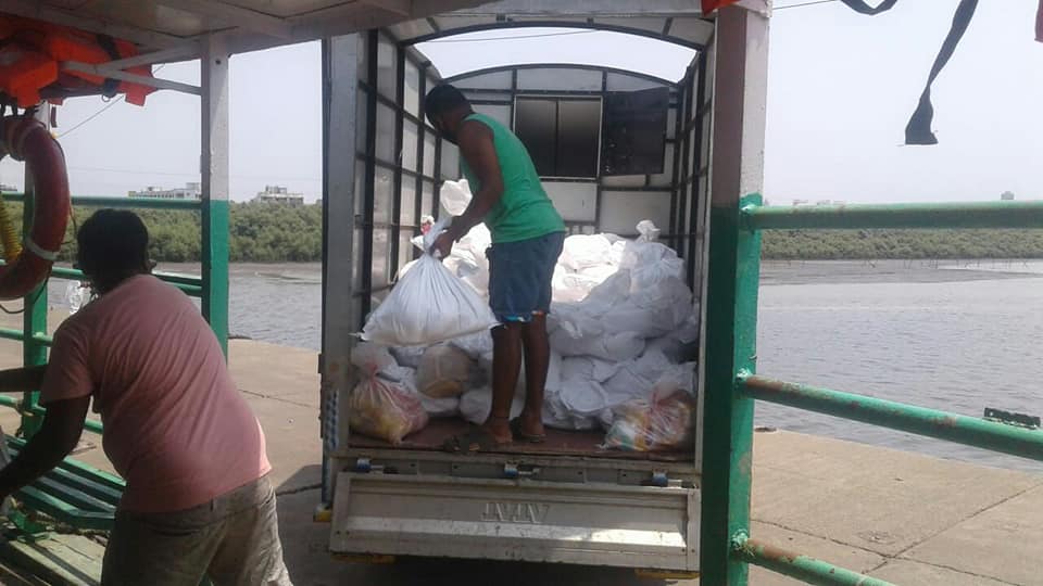 Due to the surging risks of #COVID-19, it is important to stay home and take care of ourselves and our families. It is also crucial that we ensure that the underprivileged section of the society is healthy and safe. Therefore, food grains were sent to Man