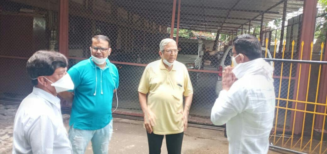 Visited Bosco Boys home in Borivali. Met Fr.William Falco, Administrator of St.Joseph School, Wadala and Mr.Amin Shaikh, Jr hockey Coach, India.