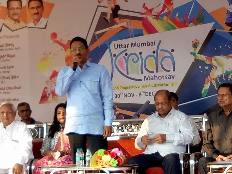 Shri. Sunil Rane attended the Prize Distribution Ceremony for Uttar Mumbai Krida Mahotsav at Poisar Gymkhana. 