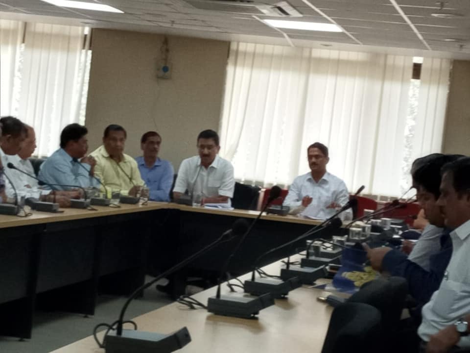 Shri. Sunil Rane attended a meeting of police officers along with the MNP officers.