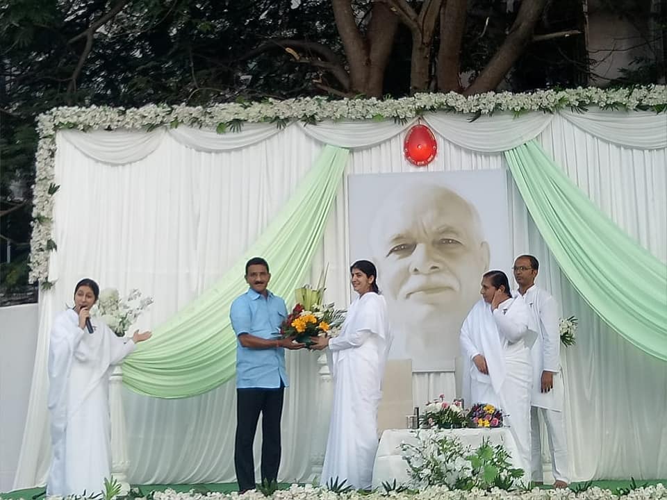 Shivani Didi was honored at a 