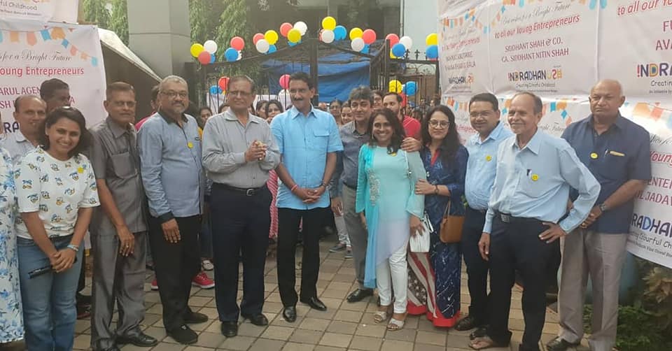Shri. Sunil Rane at 'Children Fun N Fair' supported by Shri Kutchi Visa Oswal Jain Mahajan at Atal Kavya Garden, Borivali West.