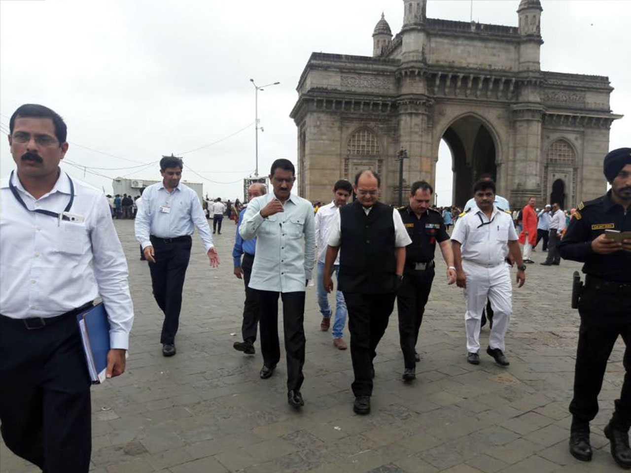 At Gateway of India along with Indian Military, NSG force